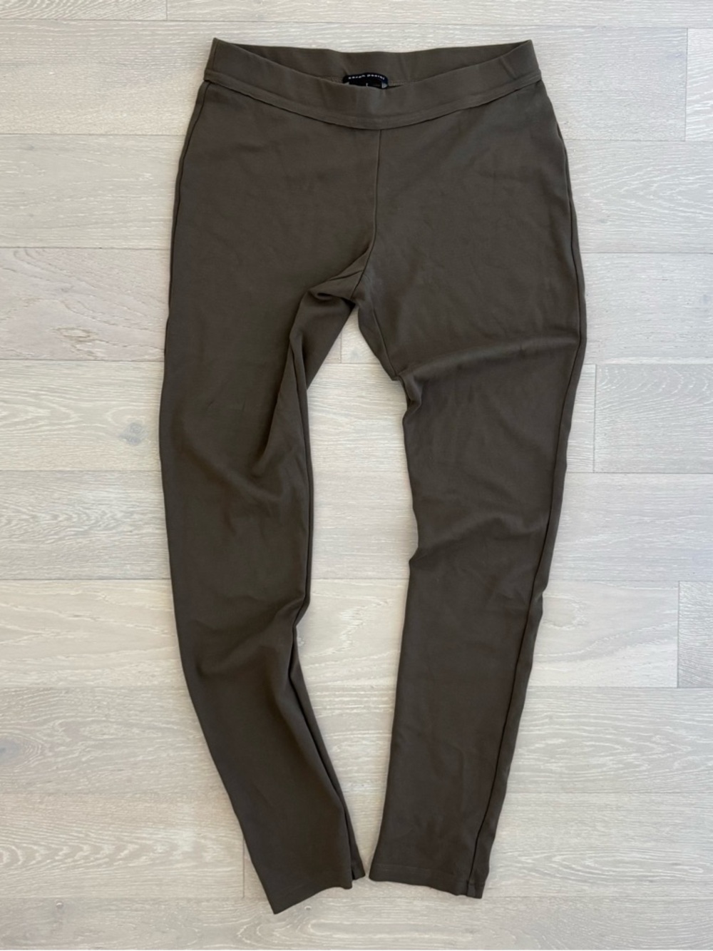Sarah Pacini Lounge Pants Leggings in Olive Colour - Quiet Luxury - Size 2 (M)